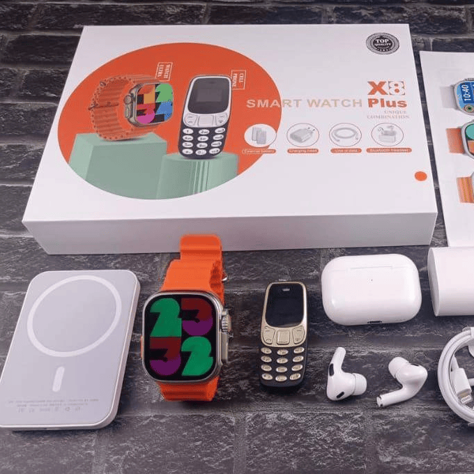 BabiShop225 montre connectée SmartWatch Série 8 Pack 5en1 Plus