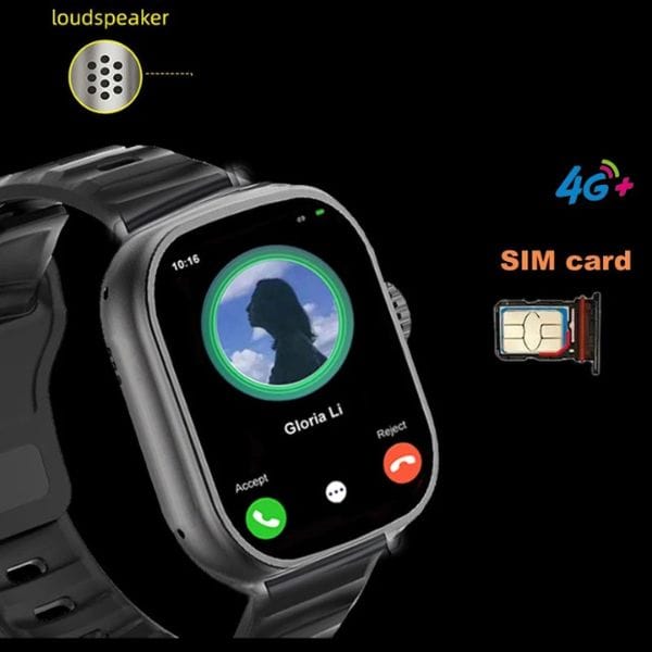 BabiShop225 Montre connecté Watch C90 Ultra – Smartwatch 4G avec SIM