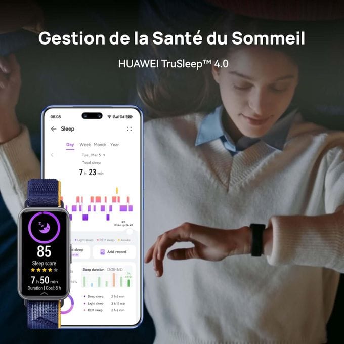 BabiShop225 Huawi Band 9 Huawei Band 9 Noir