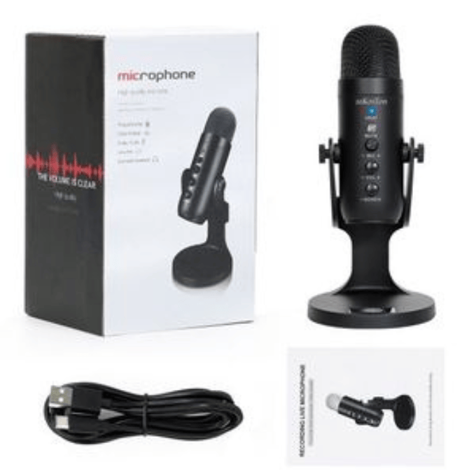 BabiShop225 Microphone Pro pour TikTok, Live et Enregistrement