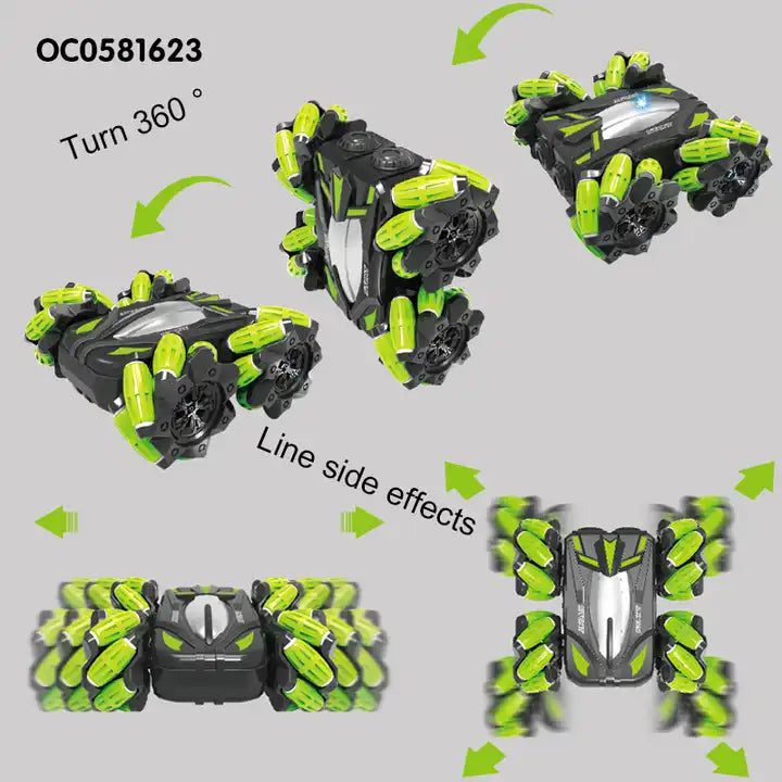 Voiture télécommandée, modèle 360, double face