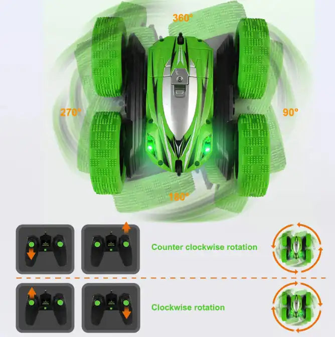 Voiture Télécommandée RC Stunt Car 360°