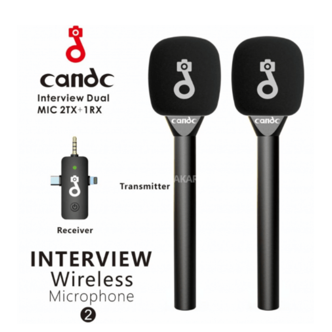 BabiShop225 Candc Interview Dual Microphone – 2TX + 1RX