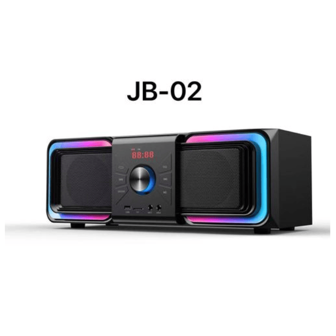 BabiShop225 Enceinte Bluetooth Alitop JB-02 – Son Puissant LED RGB & Karaoké