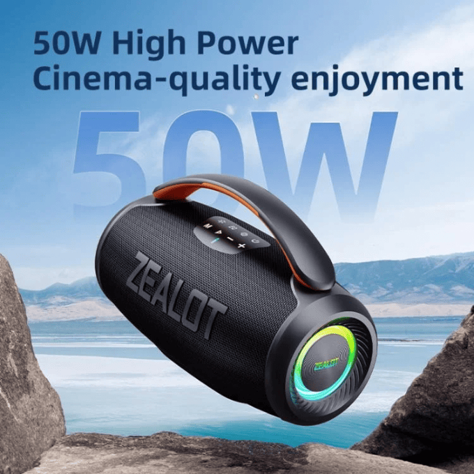 BabiShop225 Enceinte Bluetooth ZEALOT P11 50W — Waterproof & Longue Durée