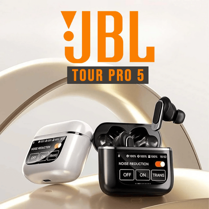 BabiShop225 JBL Tour Pro 5 – Écouteurs Sans Fil Premium avec Réduction de Bruit et Son Puissant