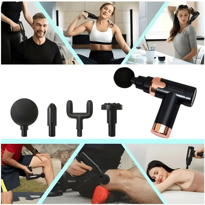 BabiShop225 Pistolet de Massage Intelligent JY-760 LED