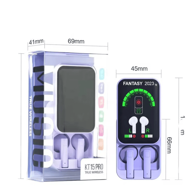 BabiShop225 Violet AirPods k15 pro