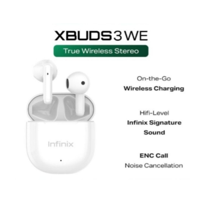 Infinix Xbuds 3 WE – Écouteurs Bluetooth Son HD & Autonomie Prolongée
