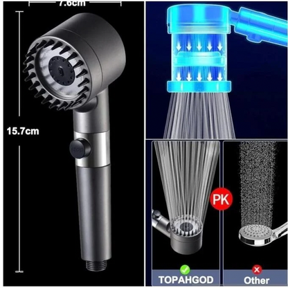 Pomme de Douche 3 Modes – Effet Pluie, Massage et Économie d’Eau - BabiShop225