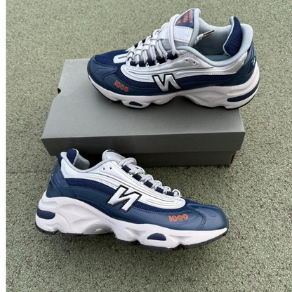 New Balance 1000 – blanc et Bleu marine 👟 - BabiShop225