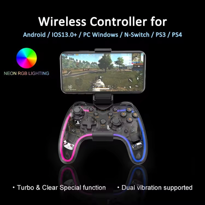 Manette de Jeu Mobile Sans Plateforme – Compatible Android 6.0+ et IOS