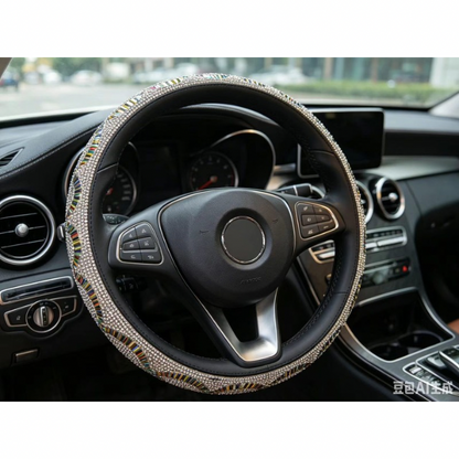 Housse de volant strass – Élégance &amp; confort
