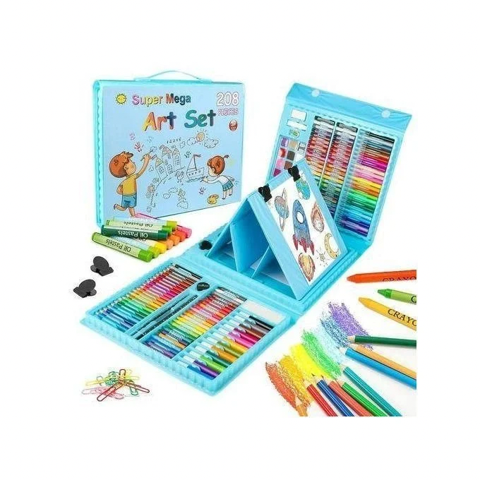 Ensemble de Dessin 208 Pièces pour Enfants – Kit Créatif Complet - BabiShop225