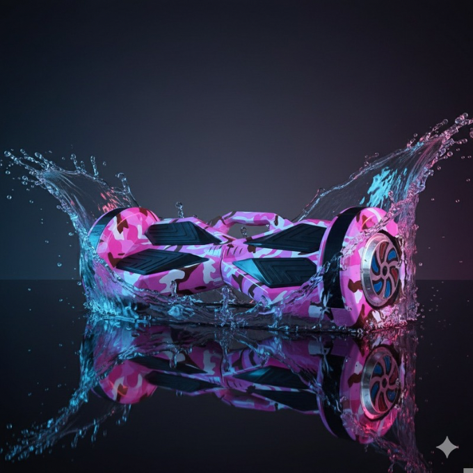 Hoverboard Mp3 Music - Bluetooth - Lumineux 8 &