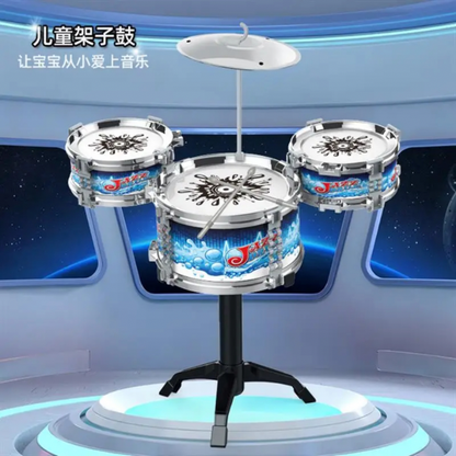 Batterie Enfant Jazz Drum – Kit Musical Complet dès 3 Ans