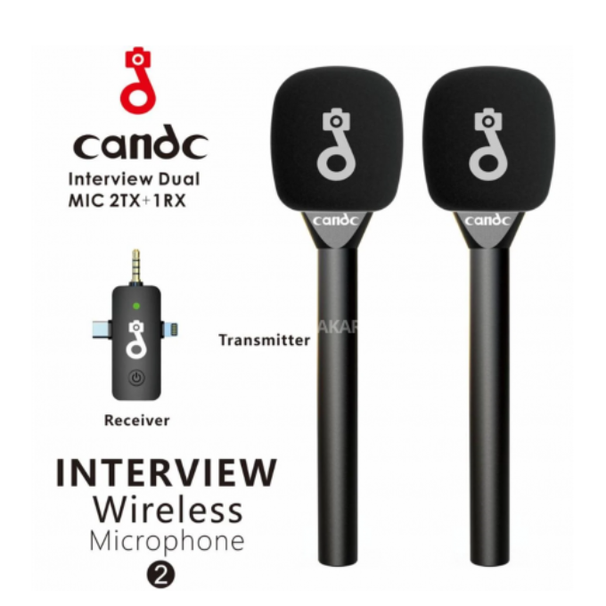 Candc Interview Dual Microphone – 2TX + 1RX