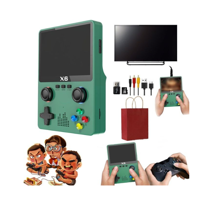 Console De Jeu Vidéo  X6 – 10 000+