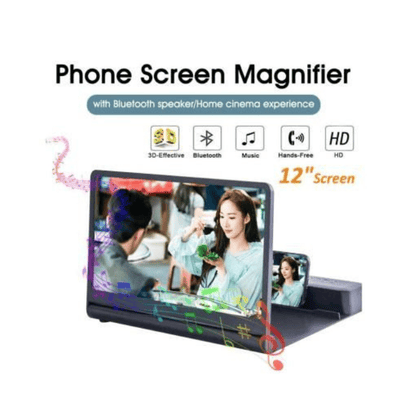 BabiShop225 Agrandisseur d’Écran HD Bluetooth avec Haut-Parleur