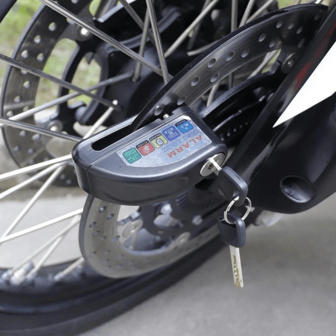 BabiShop225 Antivol Moto Bloque-Disque Alarme 110 dB