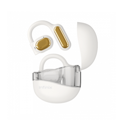 BabiShop225 Blanc Infinix Buds 3 Loop – Écouteurs Bluetooth Son Puissant &amp; Confort Longue Durée