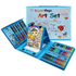 BabiShop225 Bleue Ensemble de Dessin 208 Pièces pour Enfants – Kit Créatif Complet