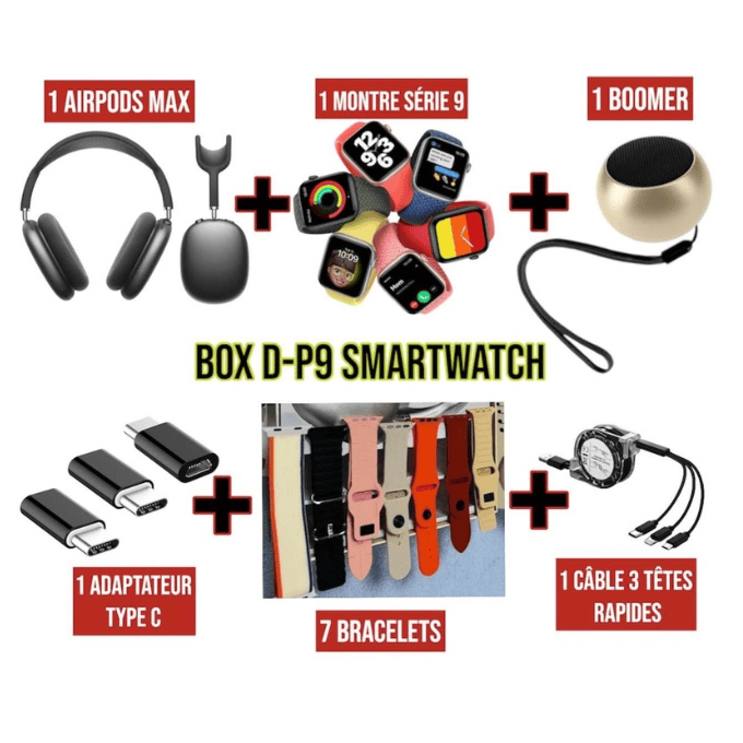 BabiShop225 Box 15en1 Smartwatch Série 9