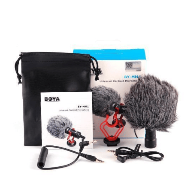 BabiShop225 Boya BY-MM1 – Microphone Vidéo Cardioïde Professionnel