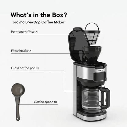 BabiShop225 Cafetière Oraimo BrewDrip OCF-201A 1,5 L
