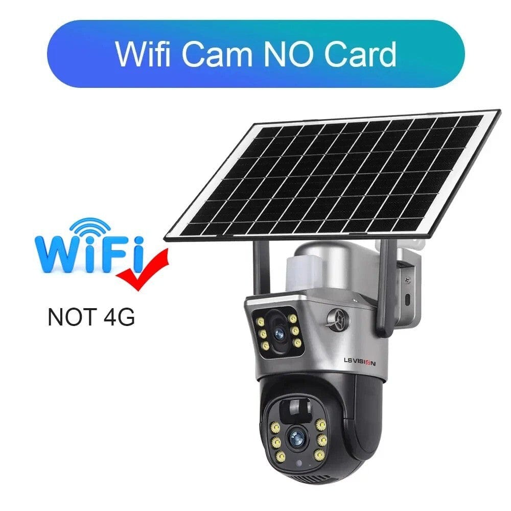 BabiShop225 Caméra de Sécurité Solaire WiFi