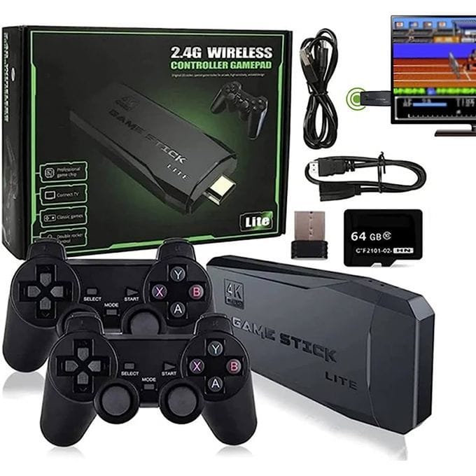 BabiShop225 Console de jeu Console Arcade Game Stick 4K