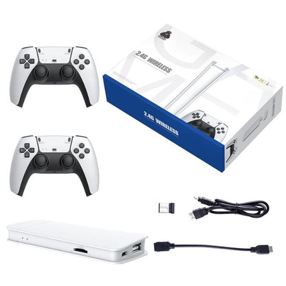 BabiShop225 Console de jeu Console jeux Stick 5-3D 4K Hdmi + 2 Manettes Sans Fil Plus De 30000 Jeux