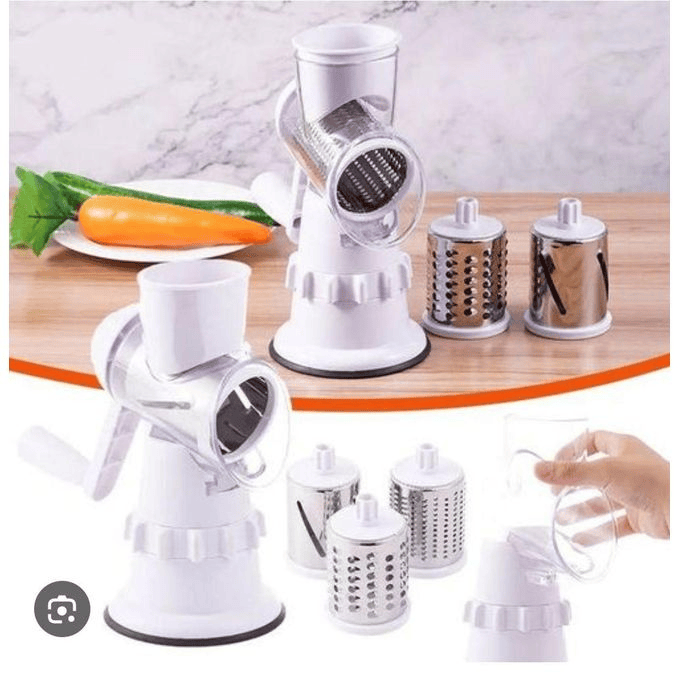 BabiShop225 Coupe-Légumes 3-en-1 – Rapide &amp; Polyvalent