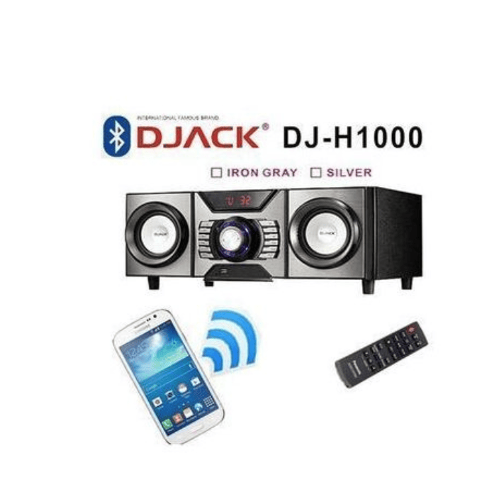 BabiShop225 Djack Chaîne HI-FI H1000 – Système 3.1Ch | Son Puissant &amp; Immersif pour la Maison