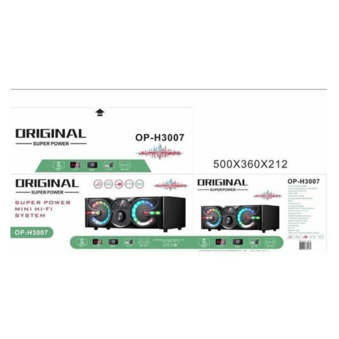 BabiShop225 Djack H3007 – Chaîne Hi-Fi Bluetooth 3.1