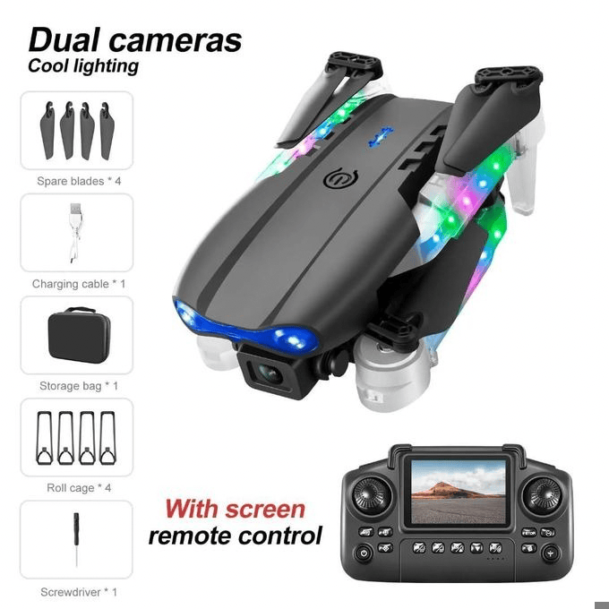 BabiShop225 Drone E99 Air – Drone Pliable HD / 4K | Léger, Stable et Facile à Piloter