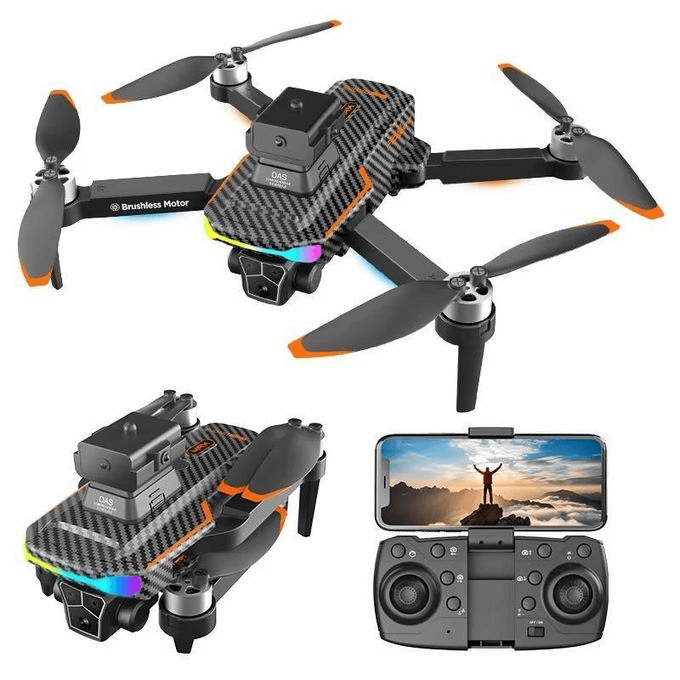 BabiShop225 Drone F168 – Caméra 4K HD, Double Batterie, GPS &amp; Anti-Chute (Nouveau 2025)