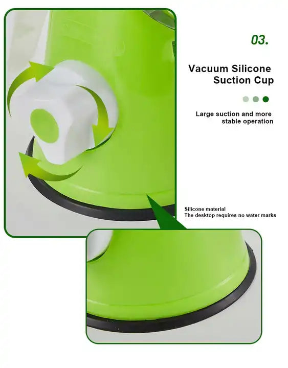 BabiShop225 Hachoir 3in1 hachoir manuel pour les légumes, fruits secs, le fromage