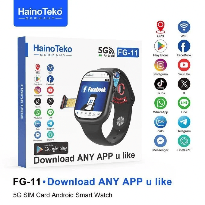 BabiShop225 Haino Teko FG-11 – Smartwatch avec Caméra