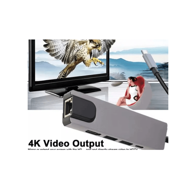 BabiShop225 Hub USB-C 5en 1 – Connectivité complète et performance maximale
