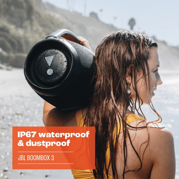 BabiShop225 JBL Boombox 3 WiFi – Puissance, Bass Boost et Liberté sans Limites