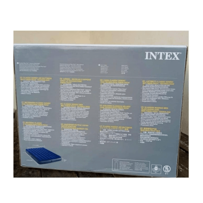 BabiShop225 Matelas Gonflable Intex 2 Places – Camping &amp; Confort