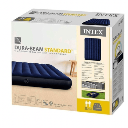 BabiShop225 Matelas Gonflable Intex 2 Places – Camping &amp; Confort