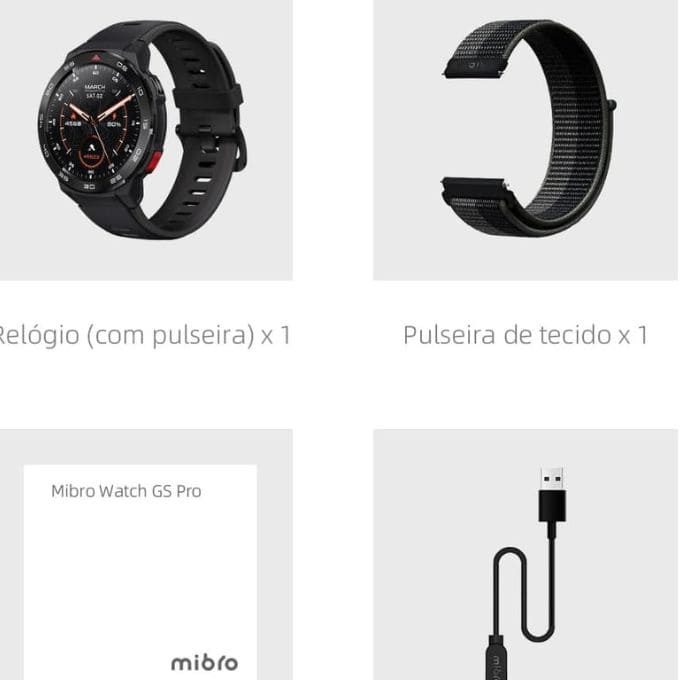 BabiShop225 Mibro Gs Pro Mibro Watch GS Pro Montre Connectée Noir