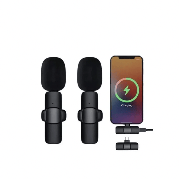 BabiShop225 Microphone Cravate Lavalier Sans Fil K9 Professionnel