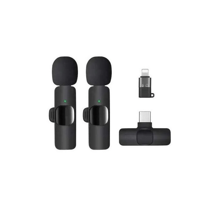 BabiShop225 Microphone Cravate Lavalier Sans Fil K9 Professionnel