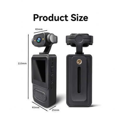 BabiShop225 Mini Caméra d’Action 360° Full HD