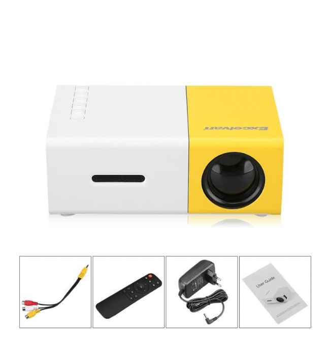 BabiShop225 Mini Projecteur Vidéo Led