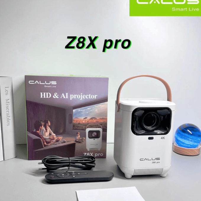 BabiShop225 Mini Vidéoprojecteur CALUS HD &amp; AI Projector GAME1
