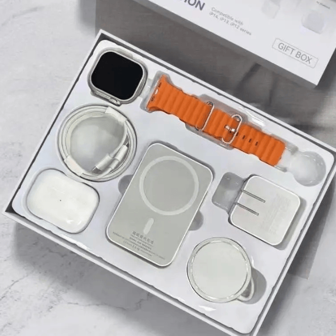 BabiShop225 Montre connecté SmartWatch Série 8 Pack 5en1